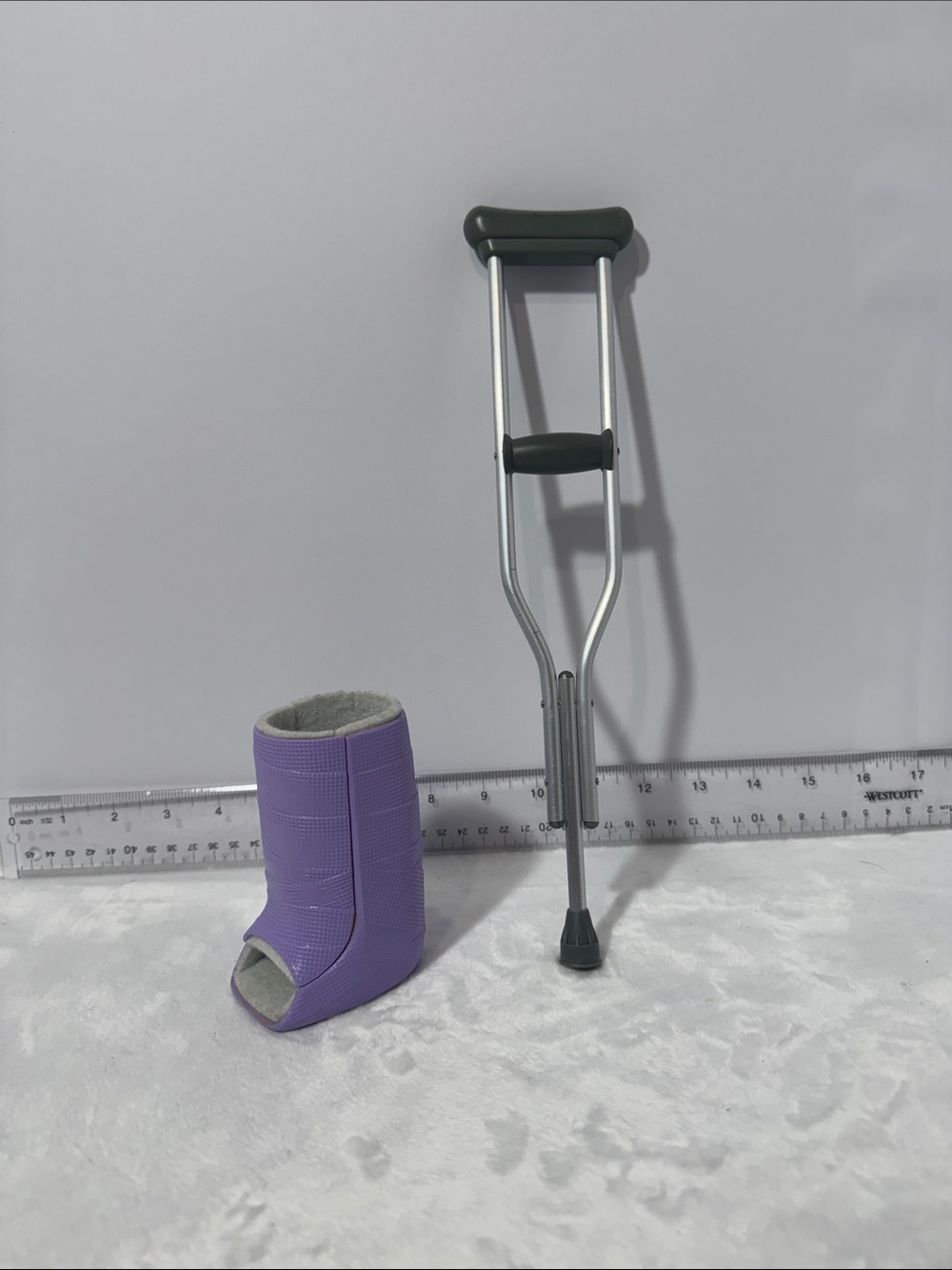 American Girl Doll Get Well Crutches and Leg Cast
